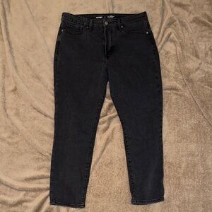 Old Navy Women's Black Ankle Jeans